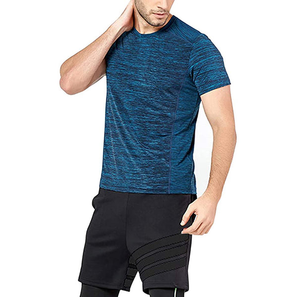 Sidiou Group Anniou Outdoor Sport T Shirts For Men Quick Dry T-Shirt Gym Fitness Running Tops Training Tee Short Sleeve Sportswear
