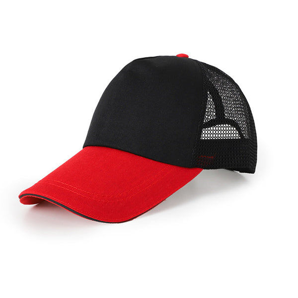 Sidiou Group Summer Leisure Sports Wholesale Hats Unisex Custom Logo Fashion Breathable Color Matching DIY Mesh Baseball Hats
