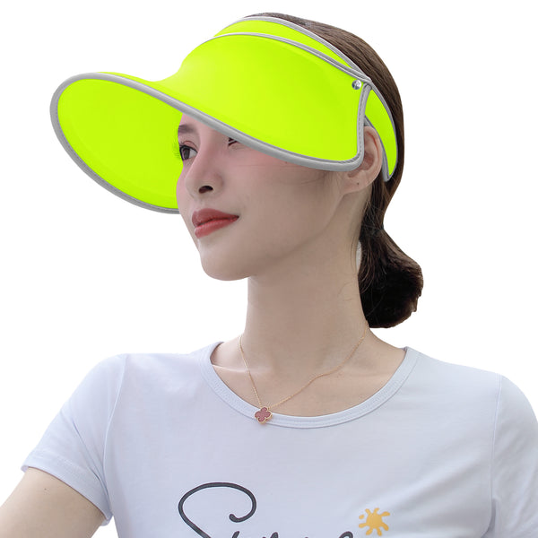 Sidiou Group Anniou Women UPF 50 Sun Hat Summer Visor Sun Cover Hat UV Protection Cap Beach Cap Long Brim Cap