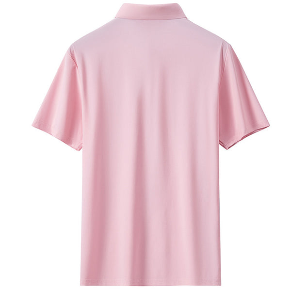 Design Sport Slim Fit T-shirt Short-Sleeved Polo Shirt Summer Ice Silk Seamless Lapel Quick-Drying Tops For Women