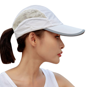 Sidiou Group Anniou UPF50+ Sun Hat Summer Unisex Baseball Cap and Neck Gaiter UV Protection Set Foldable Mesh Baseball Hat Quick Drying Sports Cap