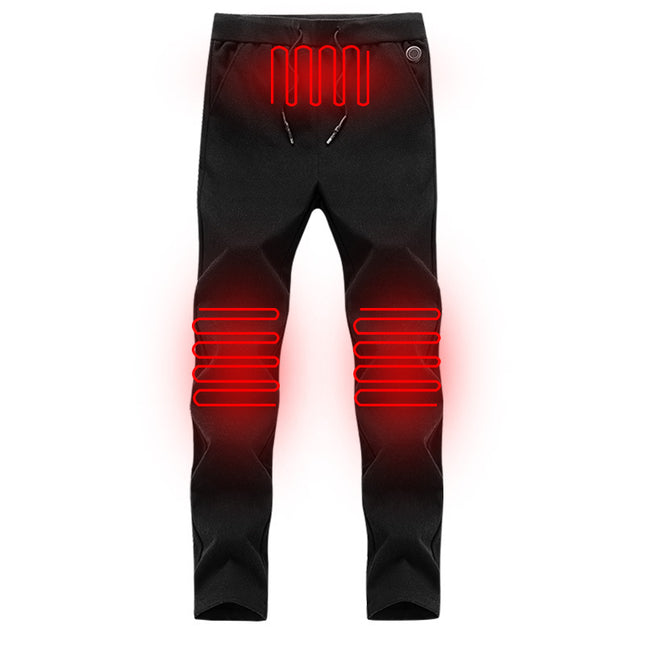 Sidiou Group Anniou Washable Intelligent Electric Heated Trousers Heat Warm Women Men Casual Winter USB Heating Long Pants