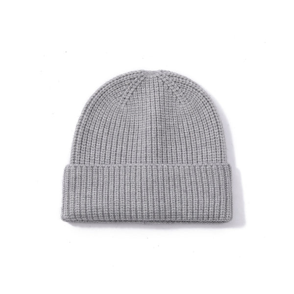 Sidiou Group Casual Unisex Simple Style Solid Color Knitted Hat Street Winter Outdoor Windproof Hats Fashion Warm Beanie Hat
