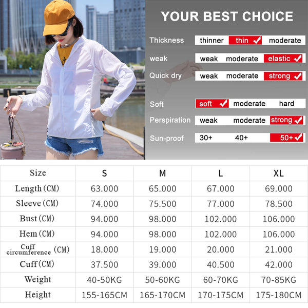 Sidiou Group Anniou Women's Outdoor Anti UV Hoodie Cycling Jacket Quick Dry Breathable Windbreaker UPF 50+ Sun Protection Clothing for Cycling Fishing