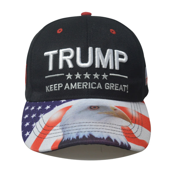 Sidiou Group Anniou Hot Selling Eagle Printed Custom Embroidery Hat Cotton Promotional Cap Trump Election Campaign Hat