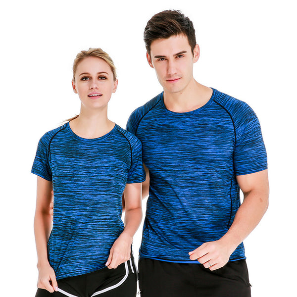 Sidiou Group Anniou Outdoor Sports Tops Running Fitness Short Sleeve Sportwear Breathable Quick-drying T-shirt Jogging