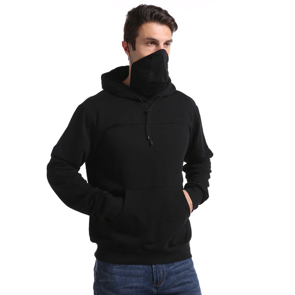 Sidiou Group Anniou Dust Face  Cover Hoodie for Men and Women Fleece Pullover Hoodies Sport Fashion Casual Hooded Sweatshirt