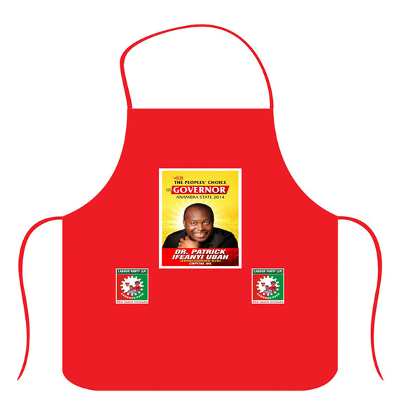 Sidiou Group Anniou Cheap Pirces Sleeveless Apron  Logo Printed Aprons Election Campaign Apron