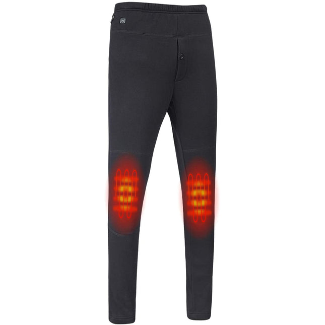 Sidiou Group Anniou Intelligent USB Heating Pants Electric Heated Warm Pants Casual Sport Pants Plus Velvet Carbon Fiber Electric Heated Trousers - Sidiou 