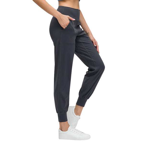 Sidiou Group Anniou Women Sport Workout Loose Fit Joggers Soft Casual Elastic Pants Workout Gym Jogger Pants with Pockets
