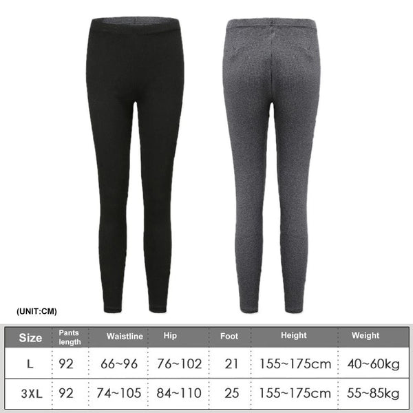 Sidiou Group Anniou Women Intelligent USB Heated Pants Rechargeable Insulated Pants Heated Slim Fit Heated Base Layer Pants For Winter Camping