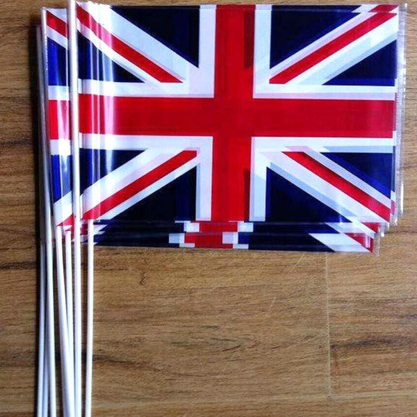 Sidiou Group Anniou Good Quality Custom Design National PVC Flags With Pole Election Campaign Promotion Advertising Hand Flag