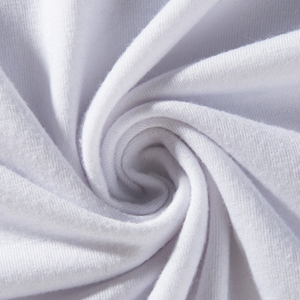 Sidiou Group Anniou Casual Simple Round Neck Custom Cotton Promotional Summer Short Sleeves Plain White T Shirt