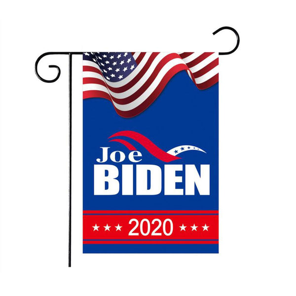 Customized 30x45cm President Campiagn Flag Double Sided Fabric US Election Flags Outdoor Decoration For Yard Garden Home
