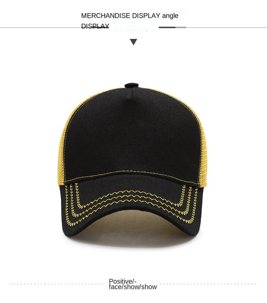Sidiou Group Anniou High Quality Custom Logo Print Baseball Cap Men Embroidered Hats Men's Mesh Snapback Hats Summer