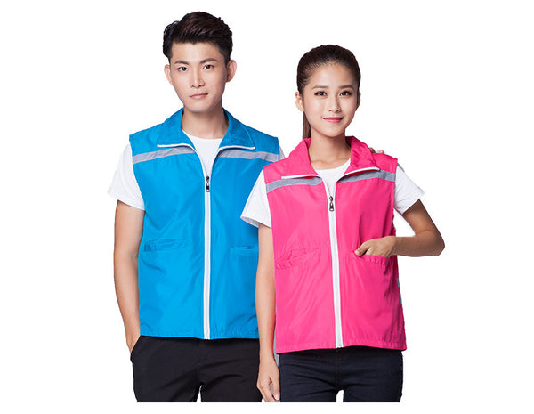 Sidiou Group Customized Reflective China Working Vest Men's Casual Uniforms Volunteer Jacket Vests With Photo Text Custom Hi Vis Vests