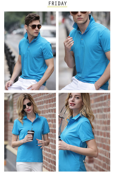 Sidiou Group High Quality Cotton Men's Short Sleeve Team Jerseys Women Summer Design Your Own Shirt Custom Polo Shirts With Logo