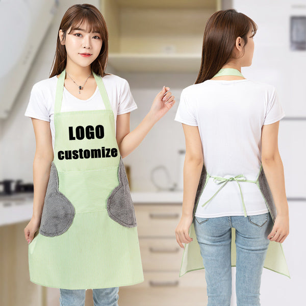 Sidiou Group Custom Your Own Pattern Apron Personalized Logo Design Coffee Shop Universal Kitchen Waterproof And Oil-proof Cheap Apron Printing