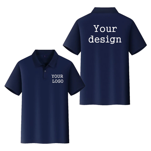 Sidiou Group Anniou Custom Design Polo Shirts Manufacturer Logo Short-sleeved T-shirt Men and Women Embroidered Promotional Golf Shirts