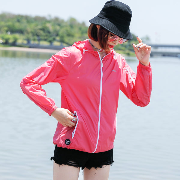 Sidiou Group Anniou Women UPF50+ Anti UV Jacket Adjusting Buckle Ykk Smooth Zipper Breathable Lightweight Windbreaker Sun Protection Clothing Coat