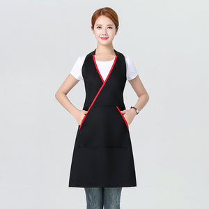 Custom Apron Supplier Nail Restaurant Coffee Shop Waitress Personalised Work Apron For Women Household Kitchen Accessories Design Your Own Apron