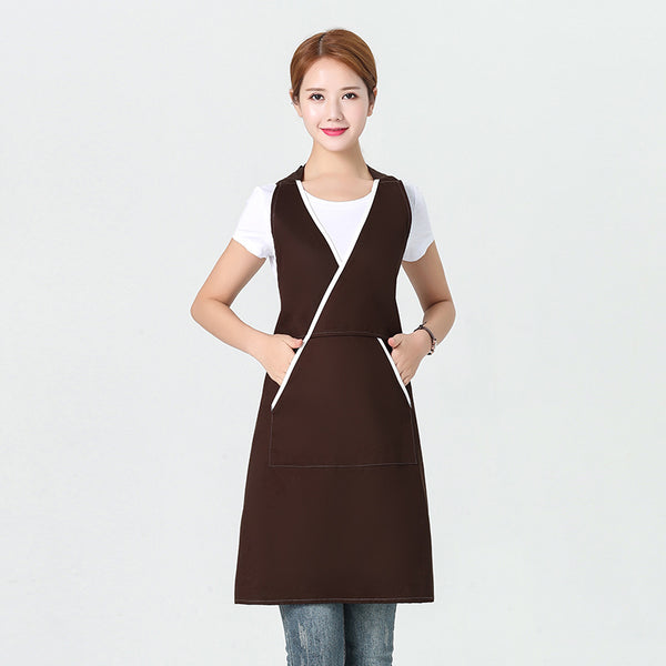 Custom Apron Supplier Nail Restaurant Coffee Shop Waitress Personalised Work Apron For Women Household Kitchen Accessories Design Your Own Apron