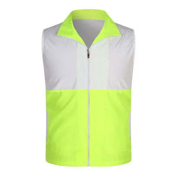 Sidiou Group Summer Reflective Waistcoat Men's Custom Work Apparel Embroidery Uniforms Patchwork Promotional Vests With Printed Logo