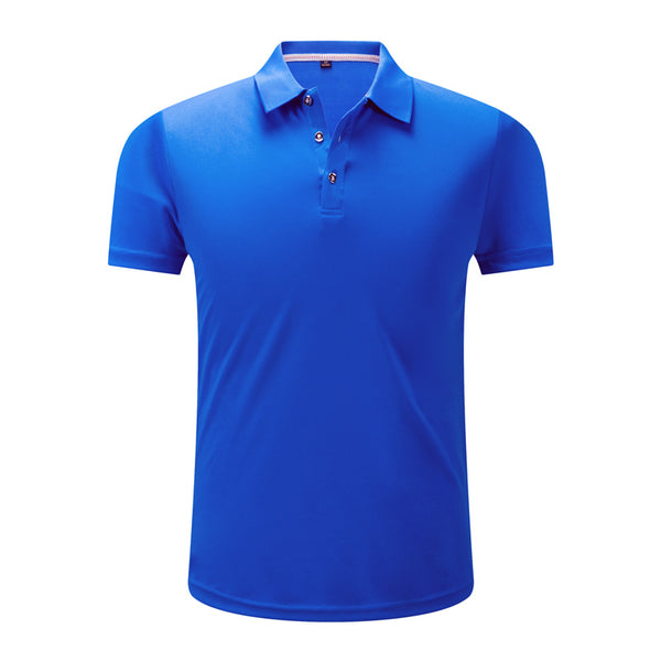 Custom Wholesale China Cheap Golf Blank Polo T-shirt Mens Short Sleeve Training T-shirt Fitness Summer Quick Dry Polyester Embroidered Polo Golf Shirts