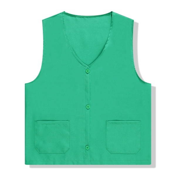Sidiou Group Casual Sleeveless Jacket Vests Single Breasted V-neck Promotional Printing Custom Women's Embroidered Vests