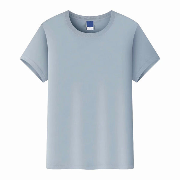 Sidiou Group Custom Print Your Photo Or Logo T-shirts No Minimum Casual Short Sleeve Women Customize Tshirts Cotton Personalized T Shirts