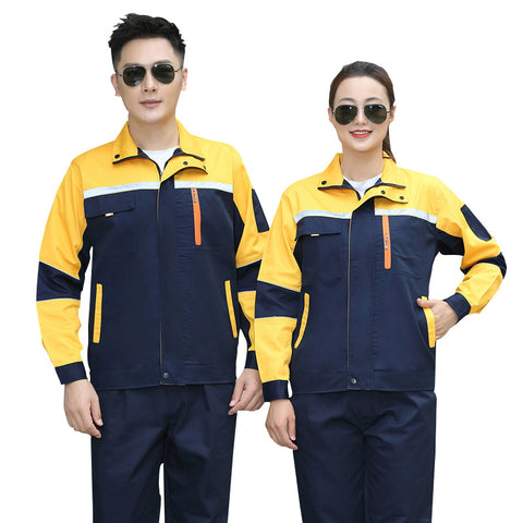 Best Quality Wholesale Industrial Workwear Long Sleeve Breathable Work Uniform Custom Logo Factory Shirt Repair Work Clothes Jacket For Men and Women