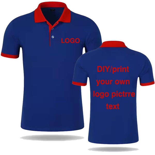 Sidiou Group Anniou Custom Cotton Polo Golf Shirts Fashion Casual Short Sleeve Personal Company Group Logo Men's Women's Personalized Polo Shirts