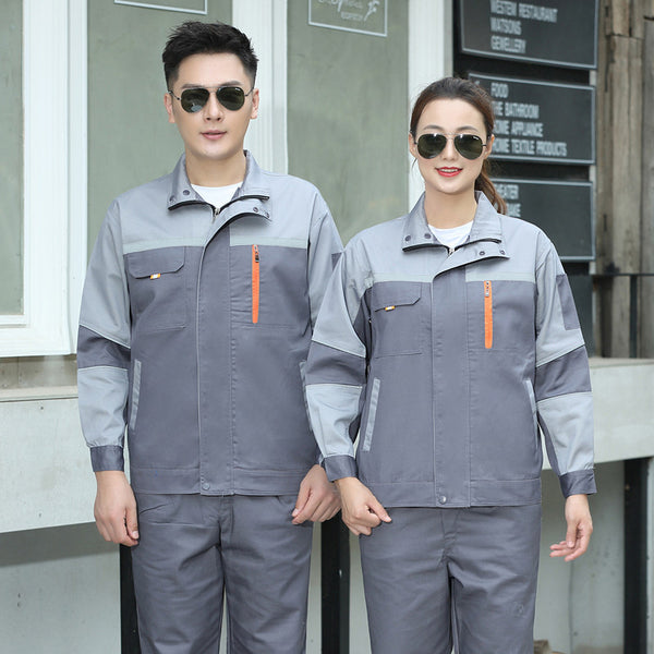 Best Quality Wholesale Industrial Workwear Long Sleeve Breathable Work Uniform Custom Logo Factory Shirt Repair Work Clothes Jacket For Men and Women