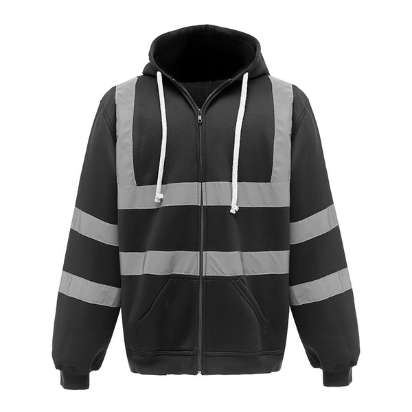 Design Your Own Custom Workwear Uniforms Reflective Breathable Hoodie Industrial Uniform  Long Sleeve Security Guard Workwears