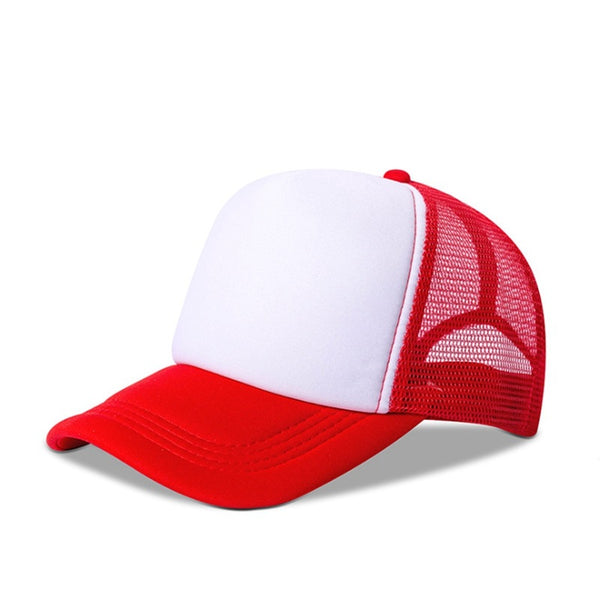 Wholesale Embroidered Trucker Hats No Minimum Men Adjustable Breathable Custom Your Own Logo Adult Summer Cheap Blank Baseball Cap