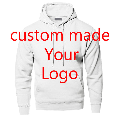 Wholesale Custom Made Your Logo Embroidered Heavyweight Hoodies Creat Own Design Sweatshirt Sportswear Men Women Manufacturers