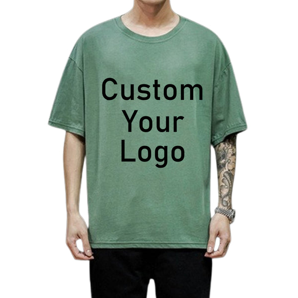 China Factory Custom Designs Personalized T Shirts Blank Men t-shirts Cotton Plain Oversized T shirt Wholesale Print Embroidered T Shirts Own Logo