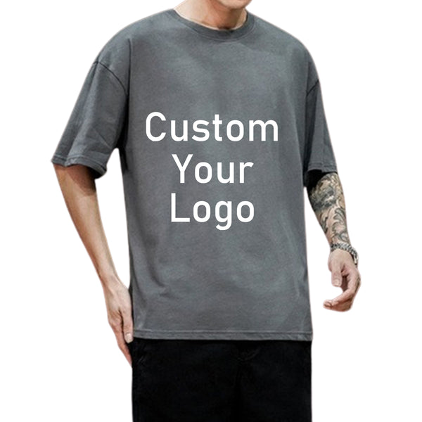 China Factory Custom Designs Personalized T Shirts Blank Men t-shirts Cotton Plain Oversized T shirt Wholesale Print Embroidered T Shirts Own Logo