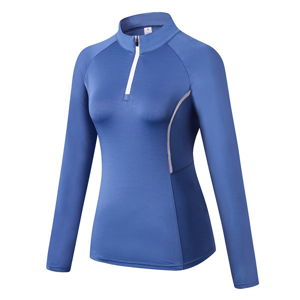 Sidiou Group Anniou Women Running Jackets Quick Dry High Elastic Compression Training Yoga and Exercise Clothing Fitness Top