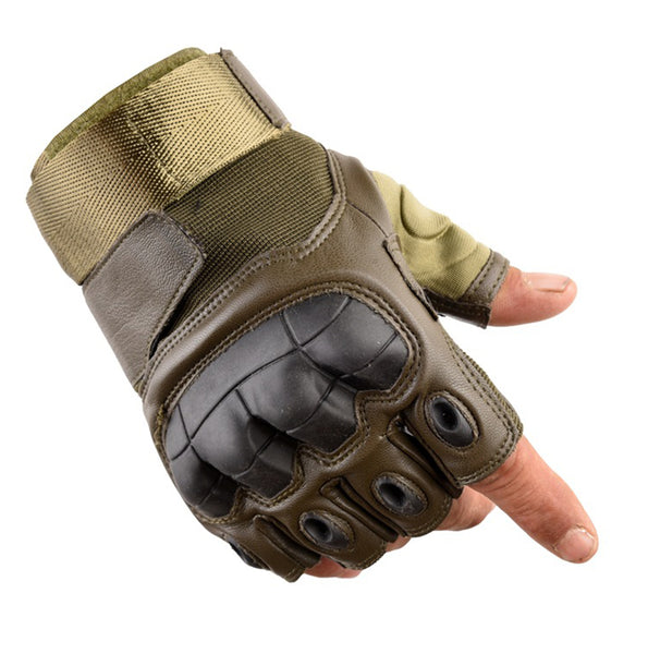 Sidiou Group Outdoor Gloves Strategy Technique Gloves Half Finger Style Training Camping for Sport Protection