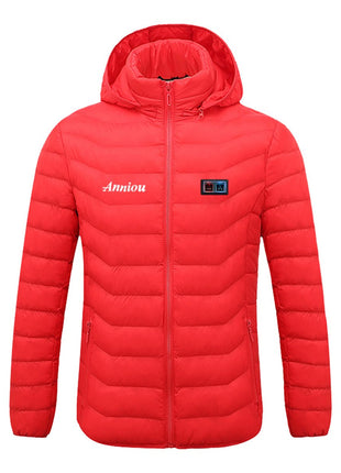 Anniou Dual Switch Unisex Hooded Winter Heating Coat - Sidiou Group