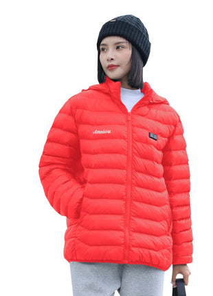 Anniou Dual Switch Unisex Hooded Winter Heating Coat - Sidiou Group