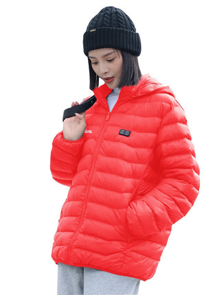 Anniou Dual Switch Unisex Hooded Winter Heating Coat - Sidiou Group