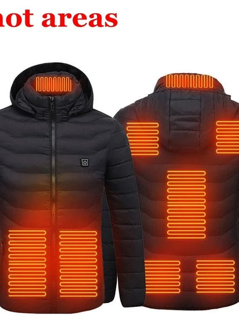 Anniou Men's 8 Area Heated Jacket - Sidiou Group