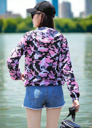 Anniou UPF 50+ Anti UV Sun Protection Camo Jacket - Sidiou Group