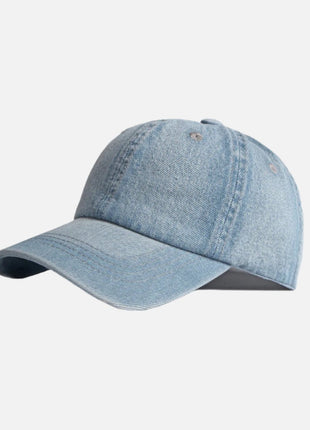 Cotton Denim Baseball Cap - Sidiou Group