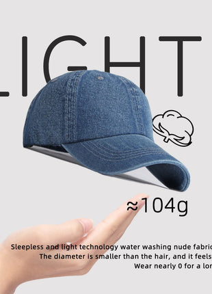 Cotton Denim Baseball Cap - Sidiou Group