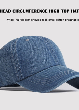 Cotton Denim Baseball Cap - Sidiou Group