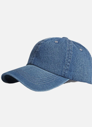 Cotton Denim Baseball Cap - Sidiou Group