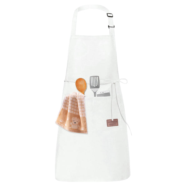 Sidiou Group Anniou Three-layer Fabric Cooking Kitchen Waterproof Adjustable Chef Apron with Pockets for Home Restaurant Craft Garden BBQ Apron